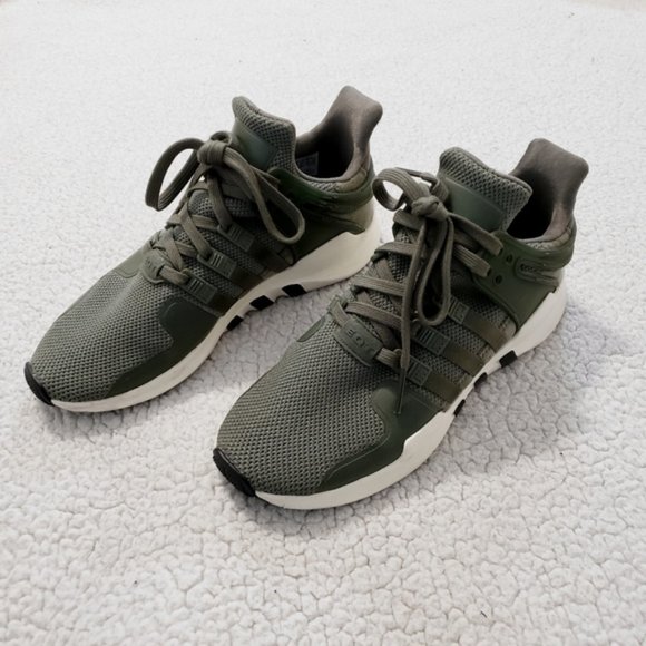 adidas Shoes - Adidas EQT Support ADV in Major & Off White, olive green